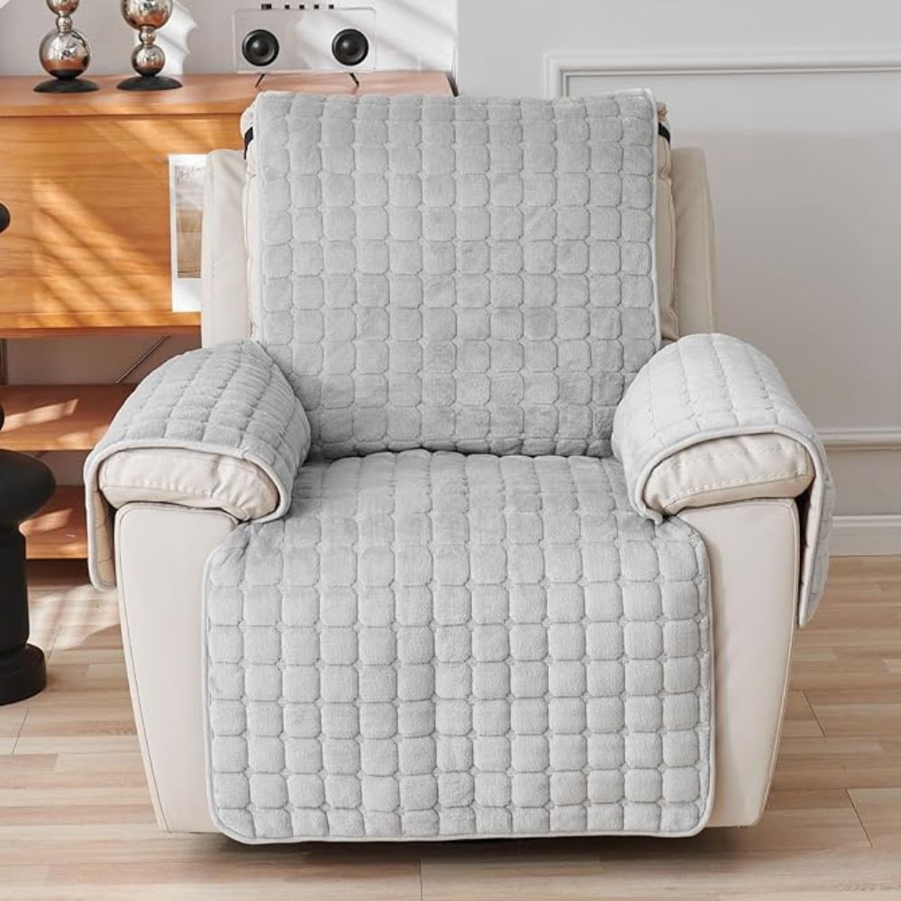 Snug Grid Recliner Cover Carvallo