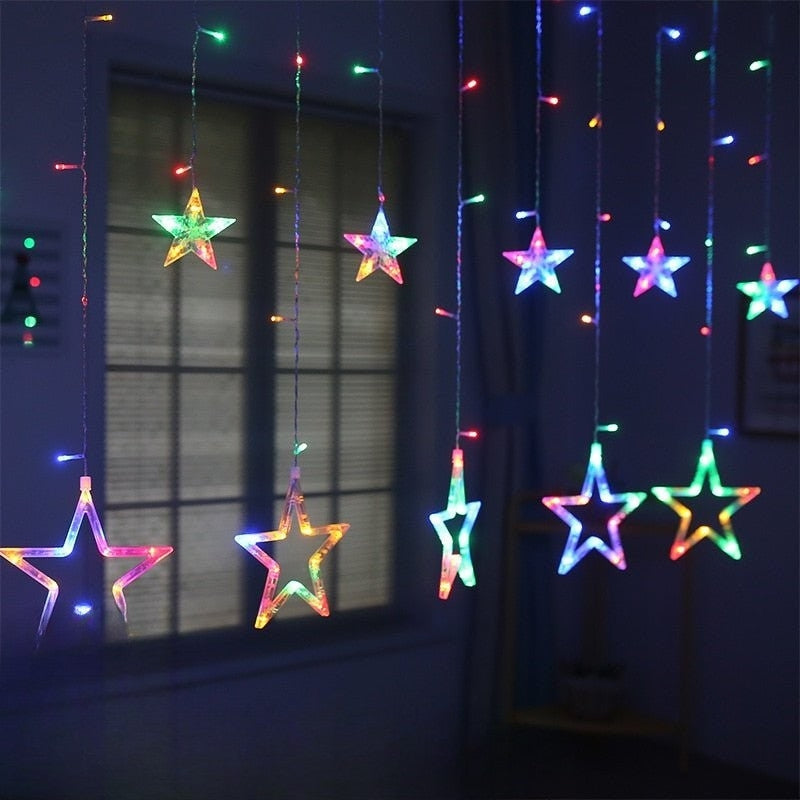 Carvallo – Stjärnformade Ljuskedjor med Kaskad-effekt för en Magisk Stämning Carvallo