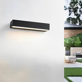Vägglampa Modern Svart Vattentät Utomhuslampa Carvallo