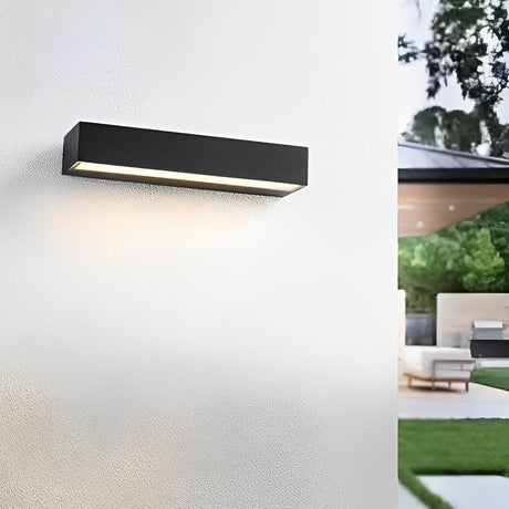 Vägglampa Modern Svart Vattentät Utomhuslampa Carvallo