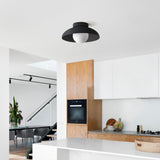 Modern Metallisk Semi-Flush Taklampa för Hallen Carvallo