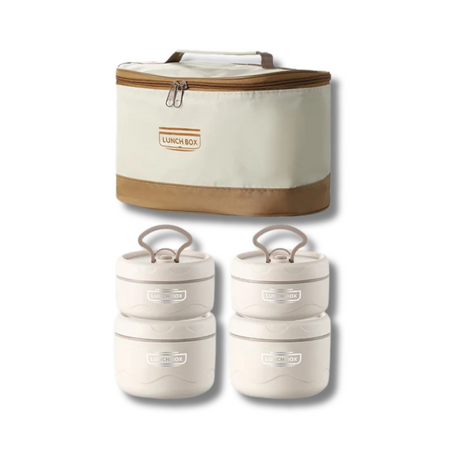 Läckagesäker matbehållare – Flerskiktad lunchbehållare i rostfritt stål för färska måltider var som helst MILA Sverige