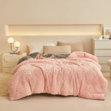 Maple Leaf Mönster Deluxe Filt Carvallo