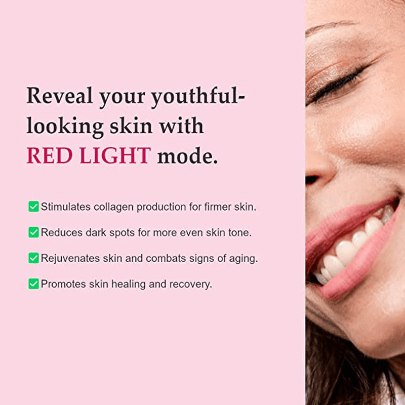 4-i-1 Ansiktsstav Anti Aging Rött ljus Terapi-Personligt-BB-Hemnix