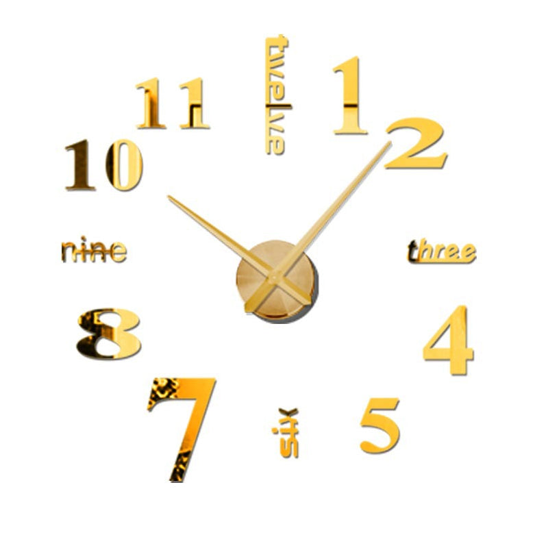 Carvallo – Modern väggklocka med numerisk och ord-timvisning för en stilren look Carvallo