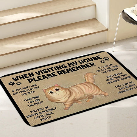 Katt Välkomstmatta - För alla kattälskare-Home-Hemnix-Persisk Orange-Hemnix