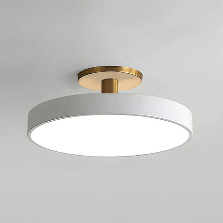 Modern Flush Mount Ceiling Light | 5.9×11.8–23.6 in | LED Rund Armatur | Hårdvara + Akryl | Brick by Brick Carvallo