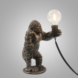 GorillaLux - Unik Gorilla Bordslampa | Modern Djurarmatur med Varm LED Belysning Carvallo