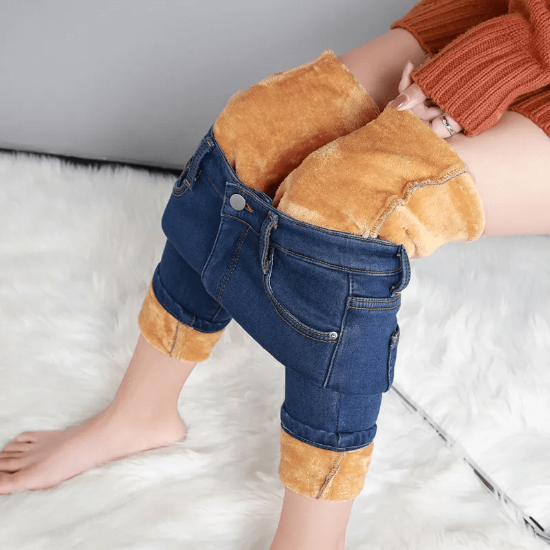 Varma Fodrade Jeans-Personligt-BB-Hemnix