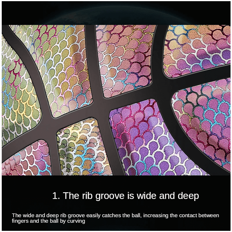 Lysande Reflekterande Holografisk Basketboll-Holografisk Basketboll-BB-Hemnix