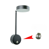 NordicGlow - Rotterbar LED Vägglampa för Vardagsrum och Sovrum Carvallo