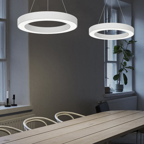Pendellampa Modern Ring LED KontorsTak Carvallo