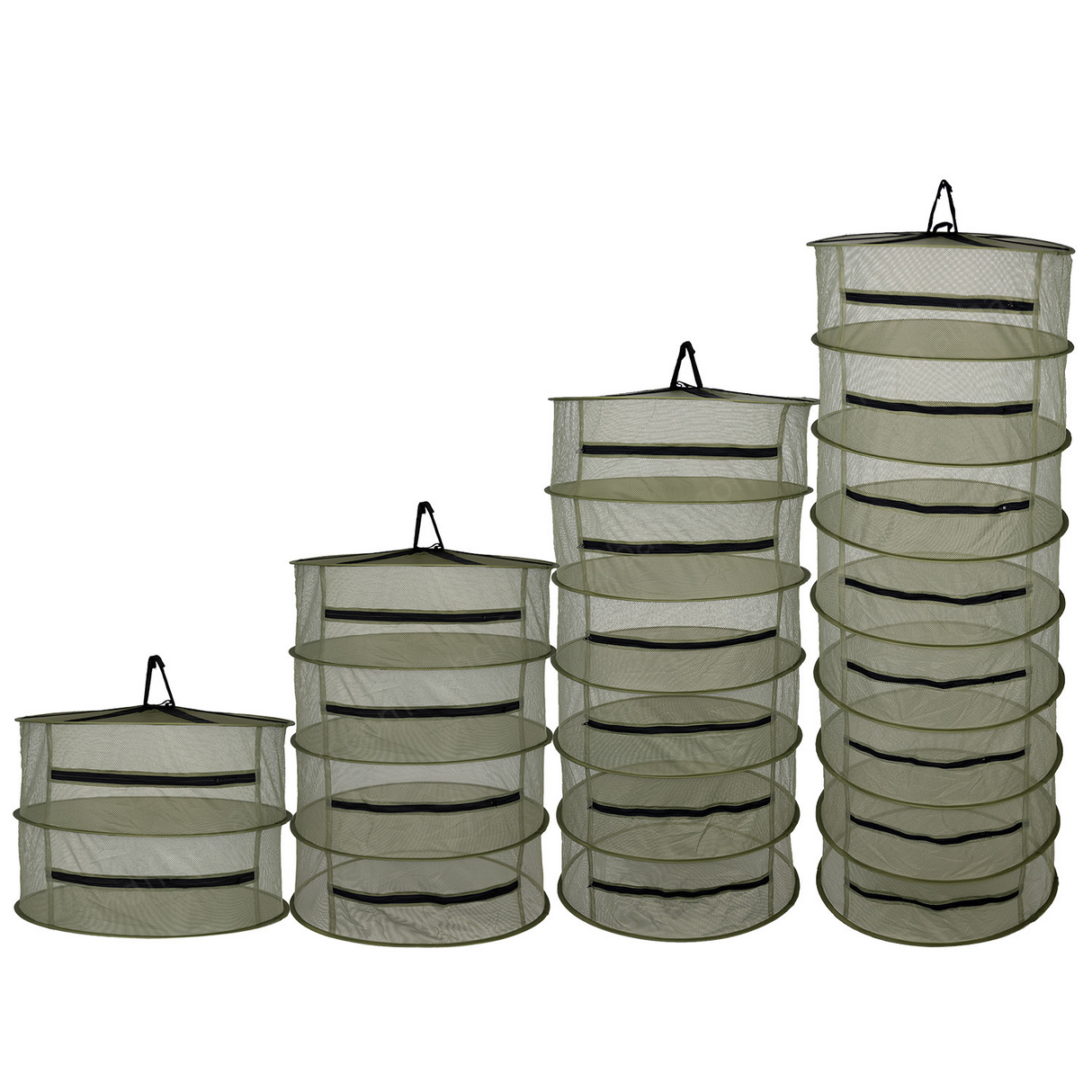 Fällbar torkställning för frukt, grönsaker och örter – Flerlagers nätställ för snabb torkningsprocess Carvallo