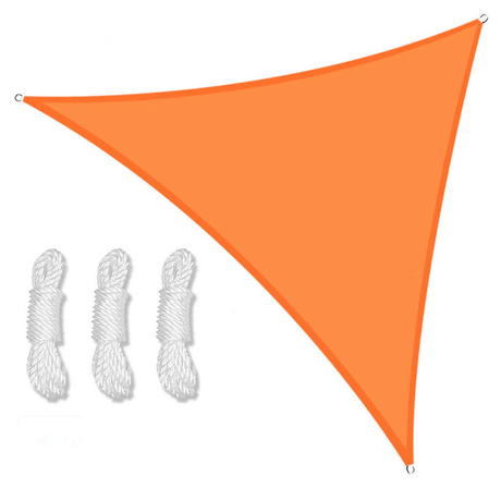 Triangulärt Vattentät Solsegel-Kök-BB-Orange-200x200x200 cm-Hemnix