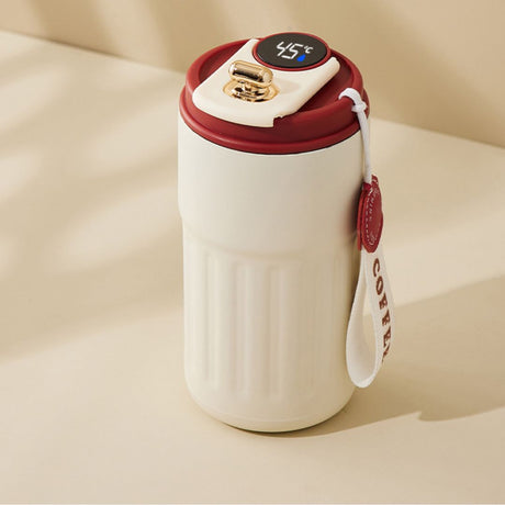 Rostfritt stål kaffekopp med LED temperaturvisning 450 ML Carvallo