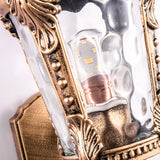 Utomhus Vintage Glas Vägglampa Carvallo