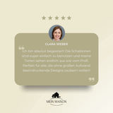 DecoLace™ - DIY-tårtdekorationsform i spets Carvallo