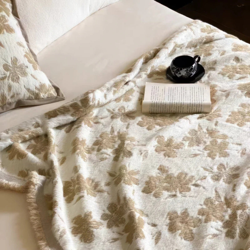 Oriental-Inspired Mink Blanket Carvallo