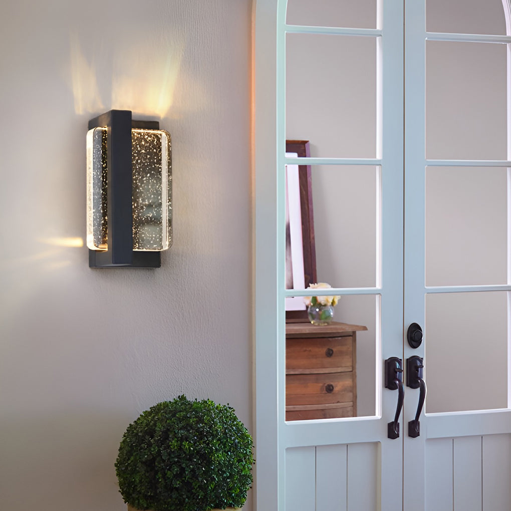 Kristall Vattentät Utomhus Vägglampa - Järn Sconces Belysning Carvallo