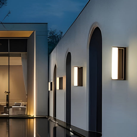 Utomhus Vägglampa Modern Solenergi LED Lampa Carvallo