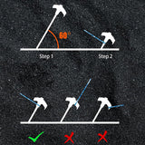 Carvallo - Galvaniserad stål pop up tältpluggar pluggar Carvallo