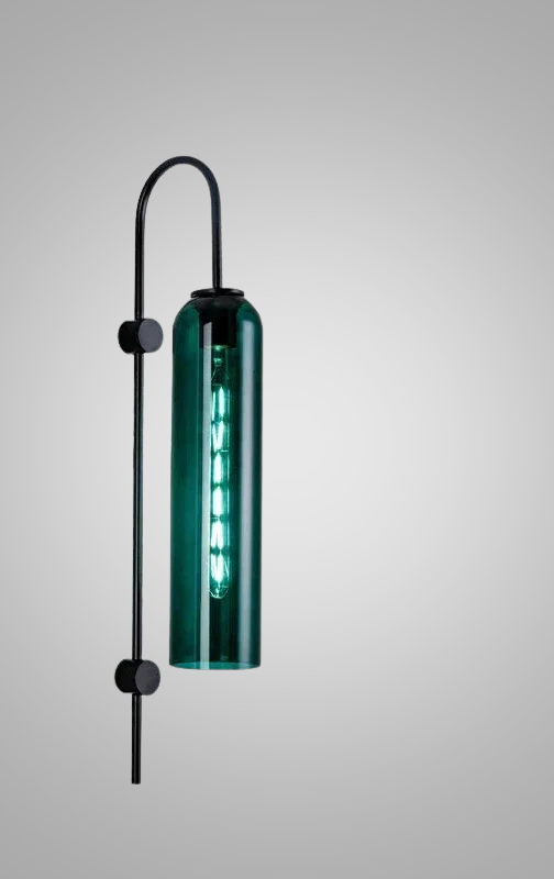 GlassGlow - Modern LED Vägglampa av Glas Carvallo