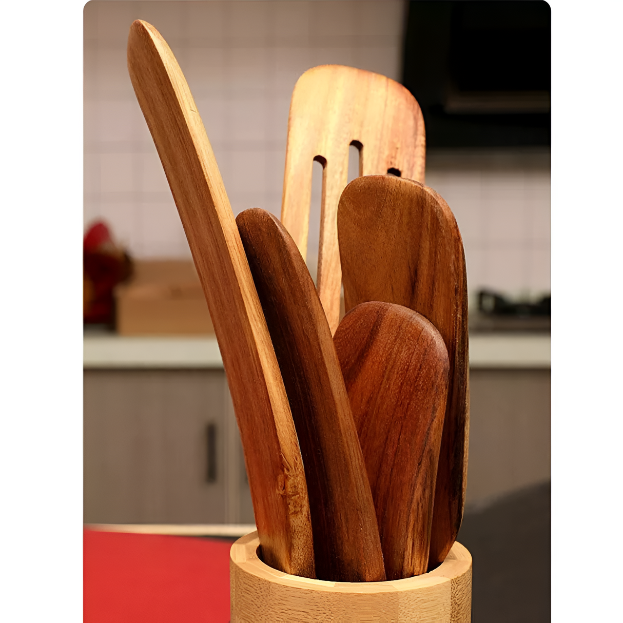 Non-Stick Trä Stekspade Set Carvallo