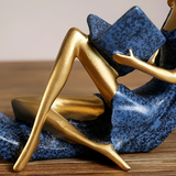 Graceful Reading Lady Sculptures - Elegant resin figuruppsättning MILA Sverige