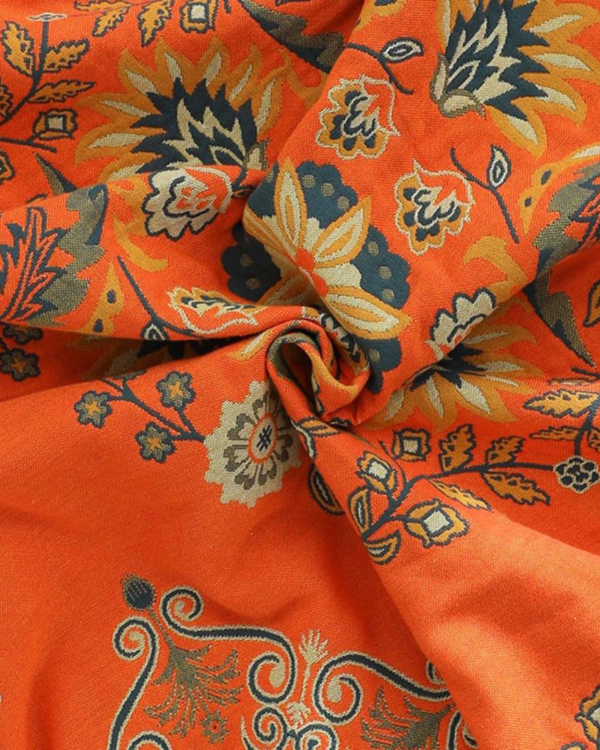 Carvallo – Lyxig Bomull Fil med Varm Marigold Nyans & Bohemisk Charm Carvallo