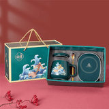 Ceramikmugg Presentset-Kök-BB-Stil 3-Grön-Presentuppsättning-Hemnix