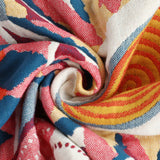 Nordic Sun Print Knapp Bomull Kuddeformer (2st) Carvallo