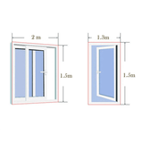 Självhäftande Insektsskydd Fönsternät - Enkel Installation & Effektivt Skydd-Kök-BB-Hemnix