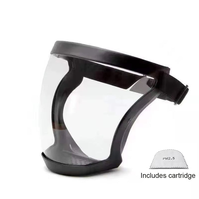 Super skyddande anti-dimma ansiktsskydd Carvallo