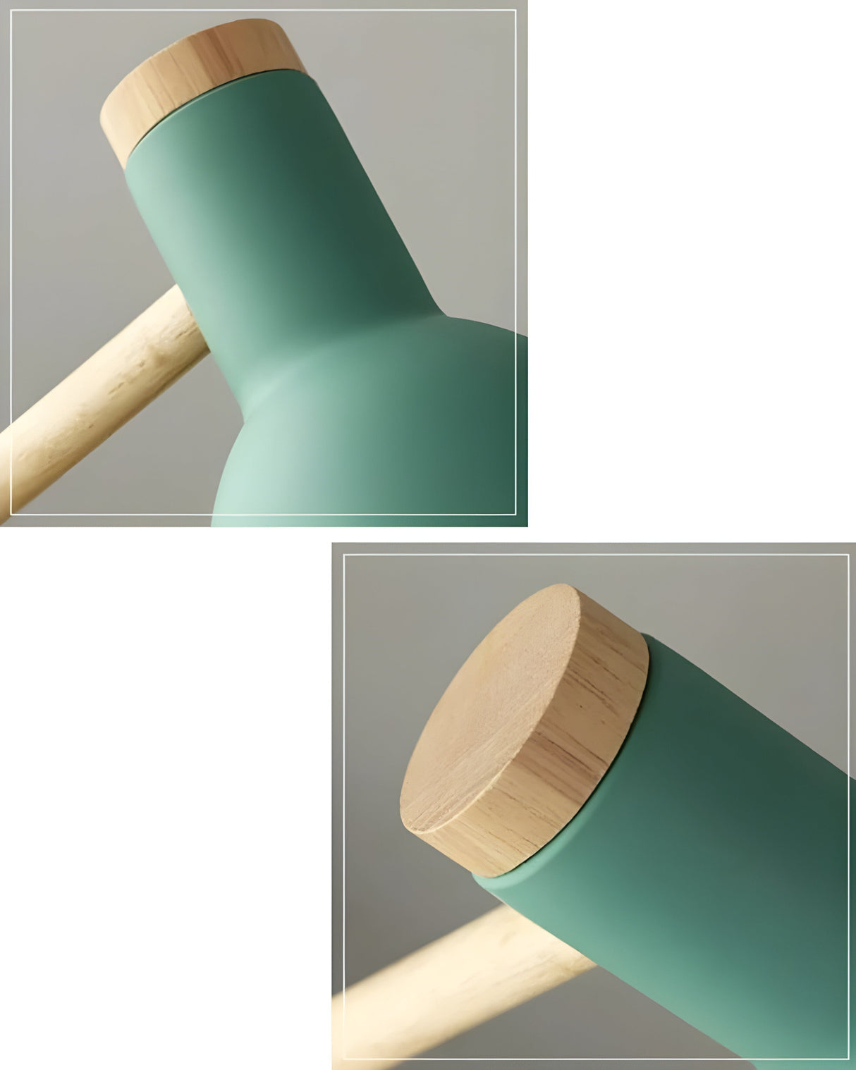 SwivelScandi Lampa - Kreativ LED Skrivbords lampa tillverkad av trä Carvallo