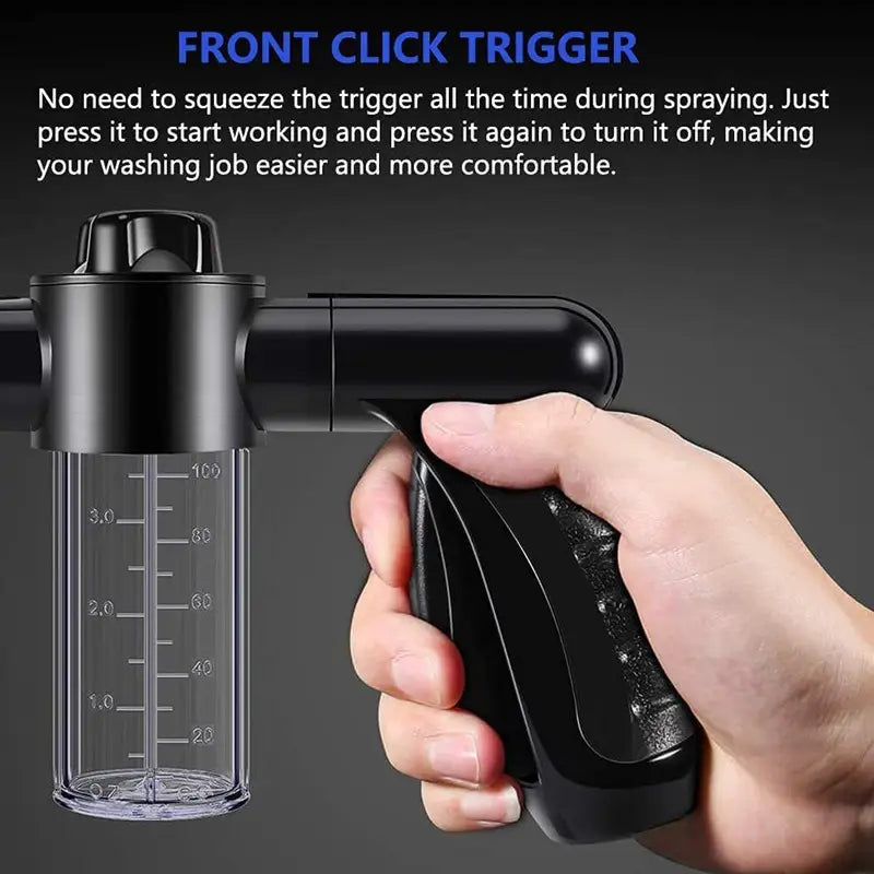 Multifunktionell biltvättspistolen – sprutpistol med mikrofiberfäste för noggrann rengöring Carvallo