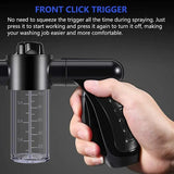 Multifunktionell biltvättspistolen – sprutpistol med mikrofiberfäste för noggrann rengöring Carvallo