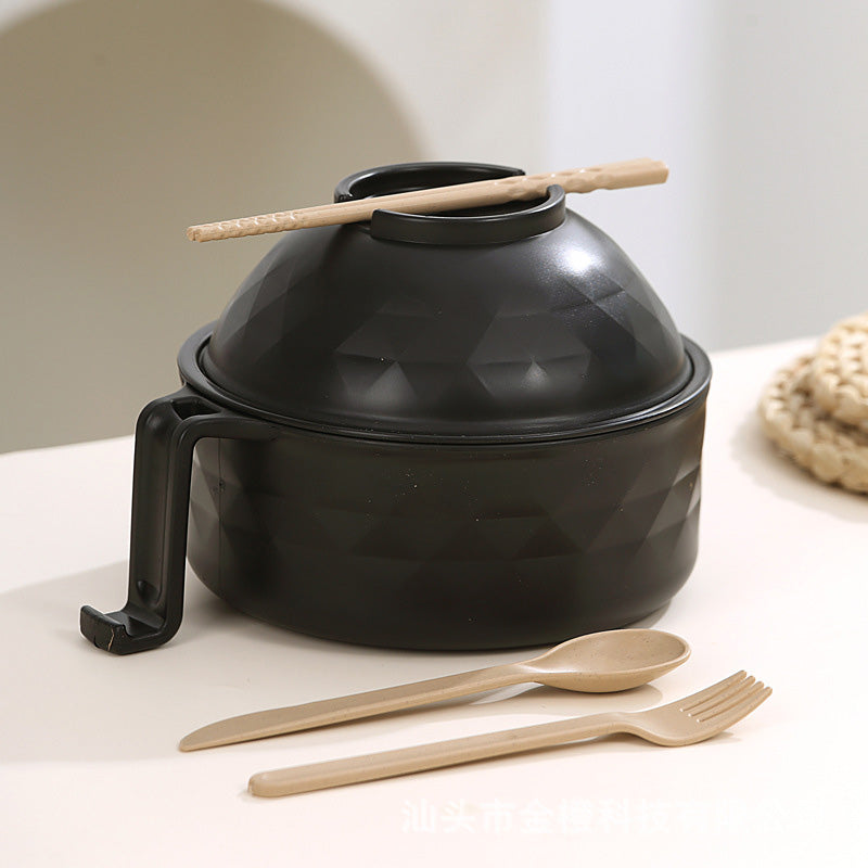 Mikrovågsugn Ramen Cooker – BPA-fri nudelskål med lock och greppvänliga handtag MILA Sverige