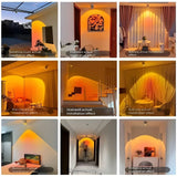 SunsetGleam Light - Modern Sunset LED Vägglampa Carvallo