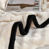 SoftSerenity Sängkläder Set - Lyxig Kaninfäll Plyschfilt Carvallo