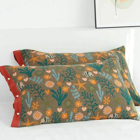 Ultra Soft Coral Pattern Örngott Carvallo
