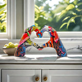 Loving Gesture Skulptur - För ett Modigt och Kreativt Interiör Uttalande Carvallo