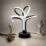 LumiNordic - Modern Nordiskt Inspirerad USB LED Bordslampa Carvallo