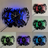 HuskyVinyl - Avkopplande Vintage Väggklocka med Husky-tema Carvallo