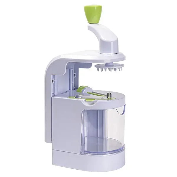 4 i 1 Rotera Skärblad Grönsak Spiralizer Nudelmaskin Med Suga kopp Carvallo