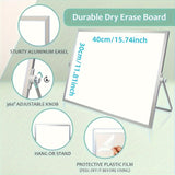 MagniBoard Magnetisk Whiteboard - Bärbar och Dubbelsidig med Ställning Carvallo