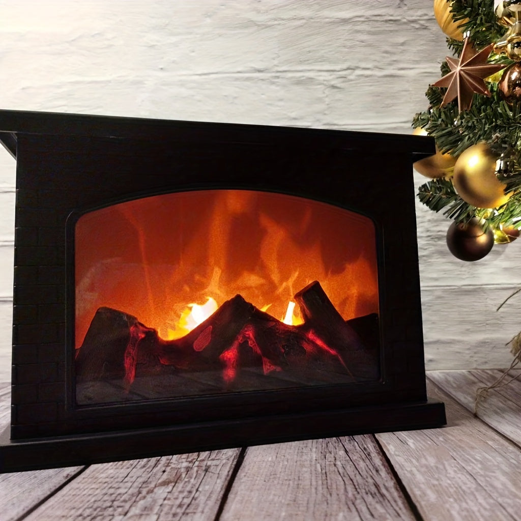 FlameGlow - Värmande Eld Simulering Kol Ljus Retro Dekoration för Inomhus och Utomhus Carvallo