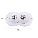 Självhäftande universell rullhjul 4-pack Carvallo