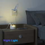 Smart överspänningsgrenuttag med USB-portar – 1,2 m förlängning med flera uttag MILA Sverige