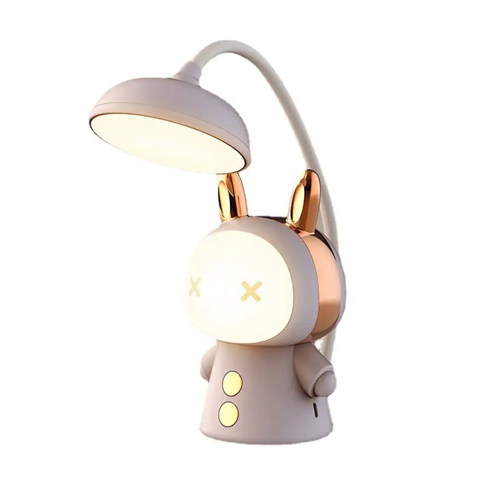 GlowKids - LED Tecknad Tävlingslampa för Barn – Dimbar Nattlampa med USB Laddning, Kreativ Design Carvallo