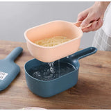 Multifunktionell Grönsakshackare Med Uppsamlingbehållare – Praktisk Kökshjälp För Enkelt Skärning, Rivning & Hyvling Carvallo